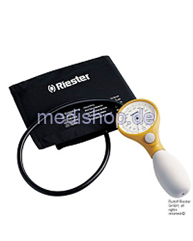 ri-san Blutdruckmessgerät Ø 64 mm Kunststoff safran, 1-Schlauch,, Riester, medishop.de