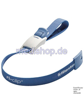 ri-clip Venenstauer, Latex, blau, Riester, medishop.de