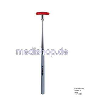 babinski Perkussionshammer 24 cm, Griff verchromt, Riester, medishop.de