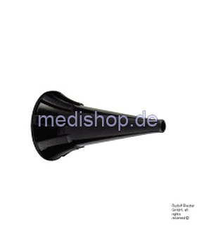 Trichter, wiederverwendbar,  2,5 mm, schwarz (10 Stck.), Riester, medishop.de