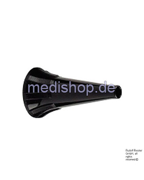 Trichter, wiederverwendbar,  4 mm, schwarz (10 Stck.), Riester, medishop.de