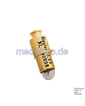 Ersatzlampen XL 3,5 V, fr Ophthalmoskop ri-scope L1/L2/L3 (6 Stck.), Riester, medishop.de