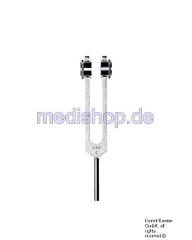 Stimmgabel c-1 256 Hz, Aluminium, mit Dmpfern, Riester, medishop.de