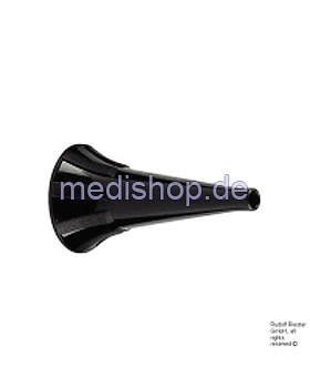 Trichter, wiederverwendbar,  3 mm, schwarz (10 Stck.), Riester, medishop.de