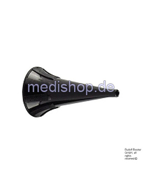 Trichter, wiederverwendbar,  2 mm, schwarz (10 Stck.), Riester, medishop.de