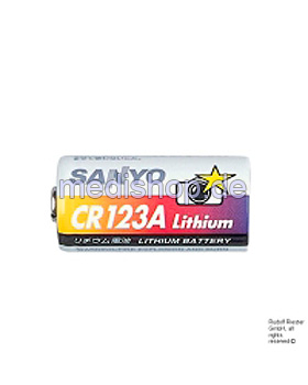 Li-Batterien CR 123 A, für Batteriegriff Typ AA und Typ C (2 Stck.), Riester, medishop.de