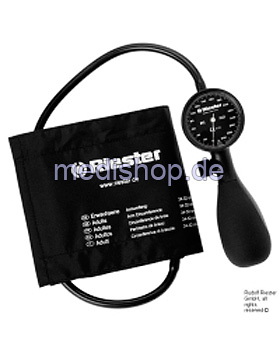 R1 shock-proof Blutdruckmessgert  52mm 1-Schlauch, mit Klettenmanschette Erw., Riester, medishop.de