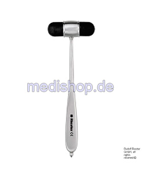 dejerine Perkussionshammer 21 cm, mit Nadel, Griff verchromt, Riester, medishop.de