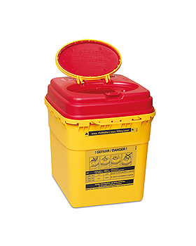 Kanlenabwurfbehlter 3,0 Ltr. Multi-Safe euroMatic 3000, Sarstedt, medishop.de