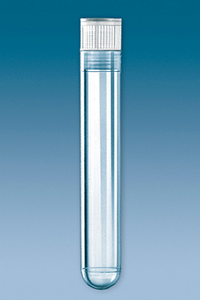 PS-Rhrchen 13 ml, 95 x 16,8 mm, steril m.montiertem Eindrckstopfen (100 Stck.), Sarstedt, medishop.de