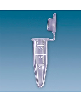 PP-Reaktionsgefäße 1,5 ml m. anhängendem PP-Stopfen, violett (500 Stck.), Sarstedt, medishop.de