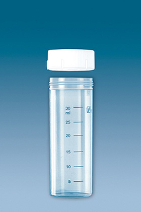 PP-Röhrchen 40 ml, 84 x 30 mm, mit beiliegendem Verschluss (50 Stck.), Sarstedt, medishop.de