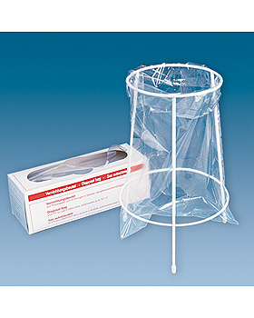 Tischstnder fr Vernichtungsbeutel 200 x 300 mm inkl. 1 Packung Beutel, Sarstedt, medishop.de