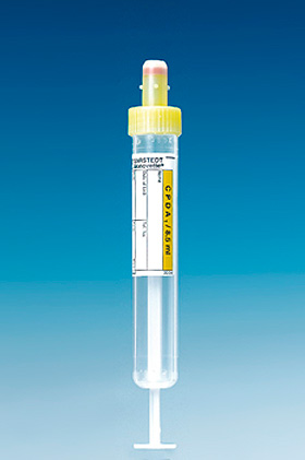 S-Monovetten 8,8 ml, 92 x 15 mm, CPDA1 Papieretikett, steril (50 Stck.), Sarstedt, medishop.de