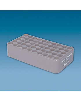 S-Monovette-Rack D 17, grau, 50 Bohrungen  17 mm, ohne Griffe, Sarstedt, medishop.de