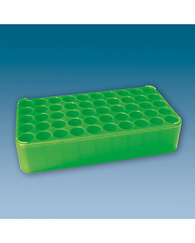 S-Monovette-Rack D 17, grn, 50 Bohrungen  17 mm, ohne Griffe, Sarstedt, medishop.de