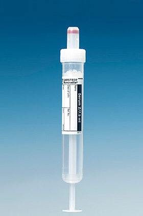 S-Monovetten 7,5 ml, 92 x 15 mm, Serum, Papieretikett, steril (50 Stck.), Sarstedt, medishop.de