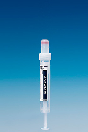 S-Monovetten 2,7 ml, 66 x 11 mm, Serum, Papieretikett, steril (50 Stck.), Sarstedt, medishop.de