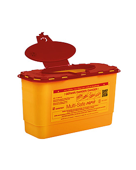 Kanlenabwurfbehlter 2,0 Ltr. Multi-Safe vario 2000, Sarstedt, medishop.de