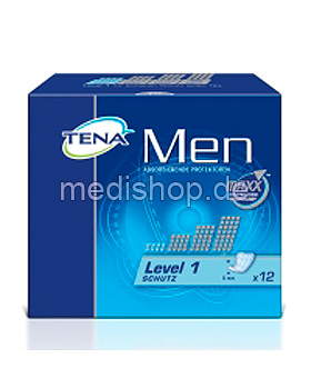 TENA Men Active Fit Level 1, Inkontinenzeinlagen  (6 x 24 Stck.), Tena, medishop.de