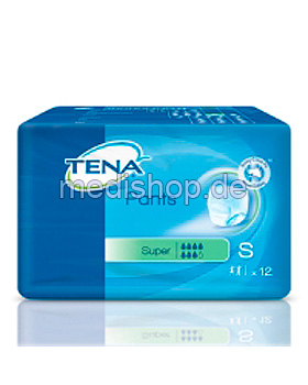 TENA Pants Super S Einweghosen grn (4 x 12 Stck.) #793415#, Tena, medishop.de
