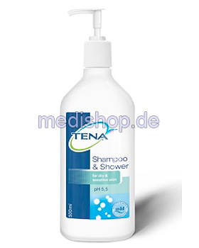 TENA Shampoo & Shower 500 ml (10 Flaschen), Tena, medishop.de