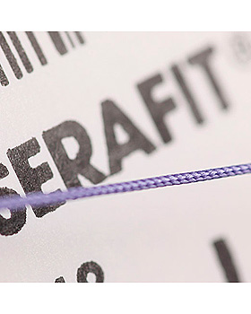 SERAFIT 2/0=3, violett, Nahtmaterial Fadenlänge 6x45cm (24Stck.), Serag Wiessner, medishop.de