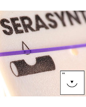 SERASYNTH DSS-18 3/0=2, violett, Nahtmaterial Fadenlnge 45 cm (24 Stck.), Serag Wiessner, medishop.de