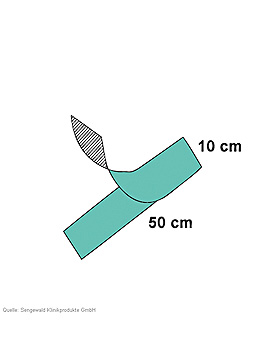 OP-Klebestreifen Standard steril, 10 x 50 cm, 900 Stck, Sengewald, medishop.de