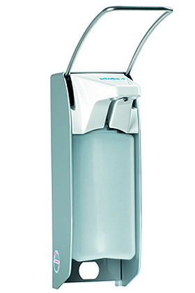 Prparatespender KHL 500 langer Armhebel, mit Edelstahlpumpe,, Schlke & Mayr, medishop.de