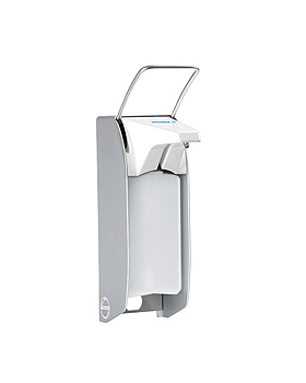 Präparatespender KHK 500 kurzer Armhebel, mit Edelstahlpumpe, Schülke & Mayr, medishop.de