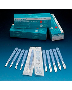 Einmal-Skalpelle Swann-Morton Fig. 10 steril (10 Stck.), Swann Morton, medishop.de