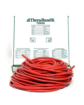 TheraBand Tubing 30,5 m, mittel stark - rot, Thera Band, medishop.de