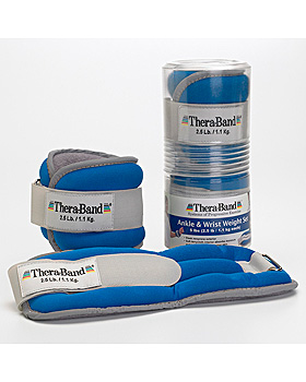 TheraBand Gewichtsmanschetten, 2 x 1130 g, blau, Thera Band, medishop.de