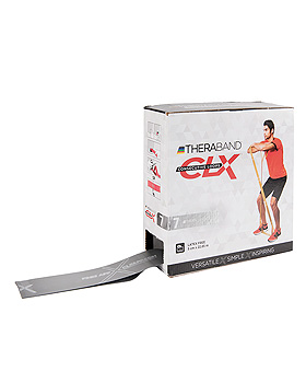 TheraBand CLX Band ca. 22 m super stark - silber, Thera Band, medishop.de