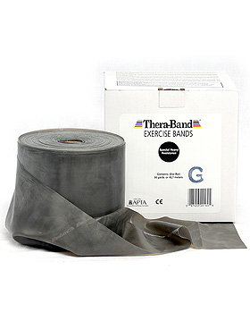 TheraBand 12,8 cm x 45,5 m, spezial stark - schwarz, Thera Band, medishop.de