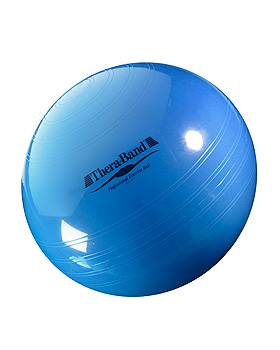 TheraBand Gymnastik-Ball Ø 75 cm, blau, bis Körpergröße 200 cm, Thera Band, medishop.de