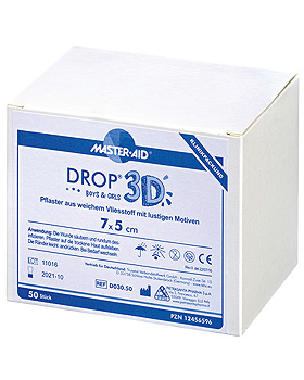 DROP 3D BOYS & GIRLS Wundverband 5 x 7 cm (50 Stck.), Trusetal Verbandstoffwerk, medishop.de