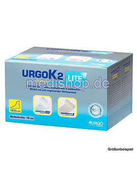 UrgoK2 Lite Kompressionssystem, Knöchelumfang 18-25cm, Bindenbreite 10cm, Urgo, medishop.de