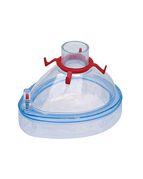 Einmal-Beatmungsmaske mit bel�ftbarem Kissen, Gr. 4 Erwachsene klein, 10 St�ck, VBM Medizintechnik, medishop.de