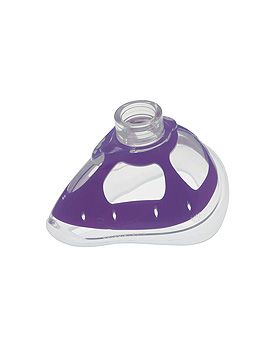 Bi-Maske Gr. 5 für Erwachsene, mittel, 22 mm I.D., violett, mit Silikonlippe, VBM Medizintechnik, medishop.de