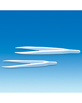 Pinzette, PMP,  wei, spitz, elastisch, Lnge 115 mm, 10 Stck, Vitlab, medishop.de