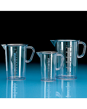 Messbecher, SAN, erhabene Skala, 1000 ml, Vitlab, medishop.de
