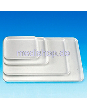 Instrumententablett 240 x 180 x 17 mm, flach, weiß, Walch, medishop.de