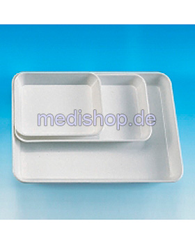 Instrumentenschale 350 x 240 x 36 mm, hoher Rand, wei, Walch, medishop.de