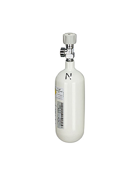 Sauerstoff-Flasche, leer 0,8 Ltr., G 3/4, 200 bar, Weinmann, medishop.de