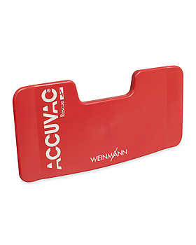 Schlauchhalterplatte, rot fr ACCUVAC Rescue, Weinmann, medishop.de