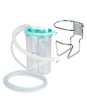 Umrüstsatz Einwegbehältersystem Serres für ACCUVAC Rescue und Basic, 1000 ml, Weinmann, medishop.de