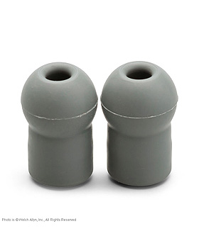 Komfort-Ohroliven grau, WelchAllyn, medishop.de