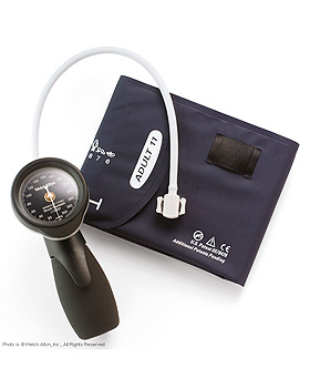 DuraShock Blutdruckmessgert DS65  50 mm, verchromt, 1-Schlauch,, WelchAllyn, medishop.de